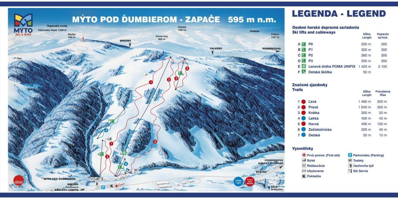 Apartment Anna Chopok, 1 110 M, Highest In Central Europe, On A Hiking Trail To Dumbier Demanovska Dolina Exteriör bild